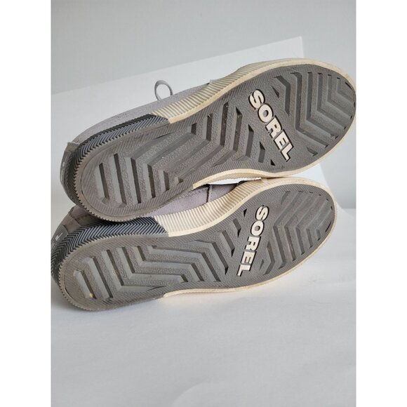 Sorel Womens Gray Dove Suede Out N About Leather Wedge ankle boots size 7.5 Warm - Picture 6 of 6